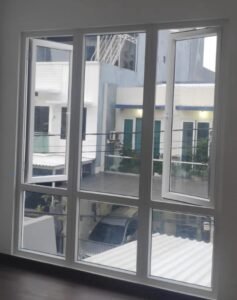 Jendela Fixed UPVC Kaca Mati