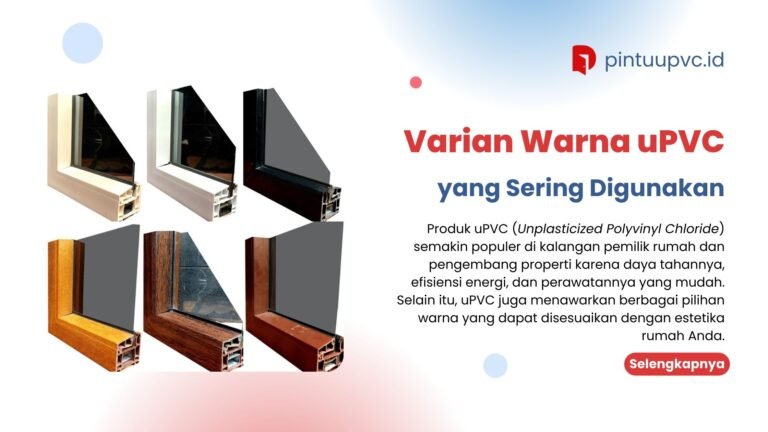 Varian Warna uPVC yang Sering Digunakan